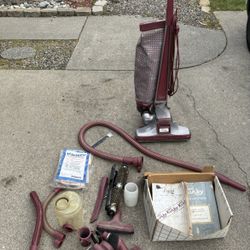 Vintage Kirby Vacuum With Attachments 