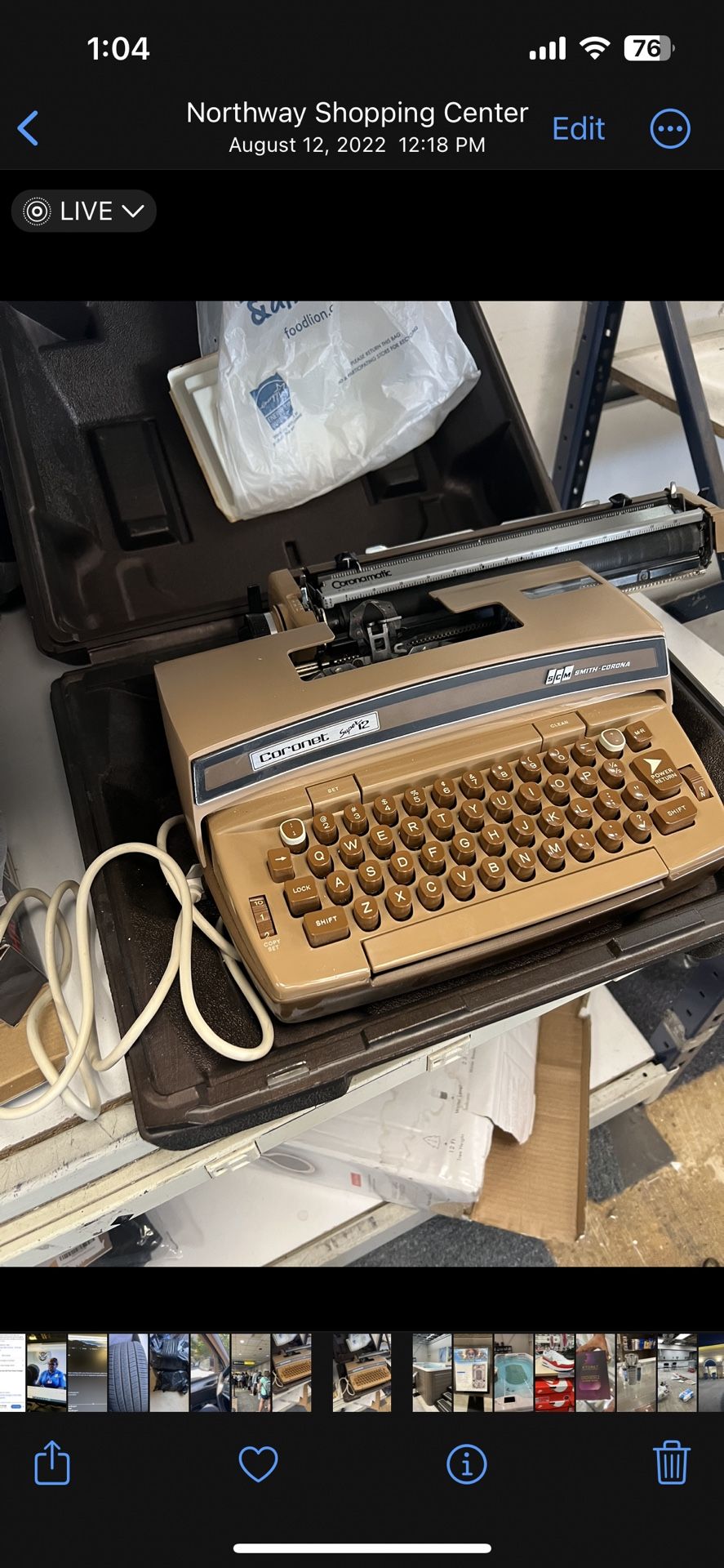 Coronet Super 12 Typewriter