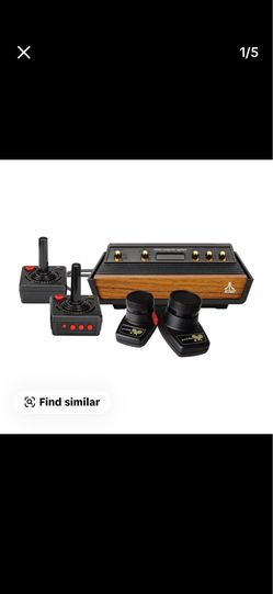 Atari Flashback 12 Gold, Retro Game Console, Built-in 130 Classic Games, Two Joystick and Paddle Controllers, HDMI, PLUG & PLAY on HD TV