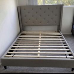 New King Bed Frame And Mattress Included 