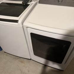 Samsung BESPOKE Side-by-Side Top Load Washer and Dryer