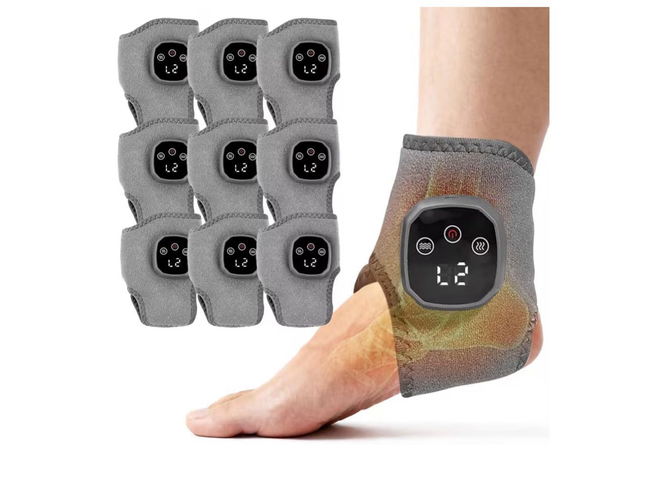Massager Heater Vibration For Tired Muscles
