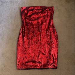 Fashion nova mini sequin Dress Size L
