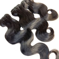 100% Human Virgin Hair Bodywave 10” 12” 16”