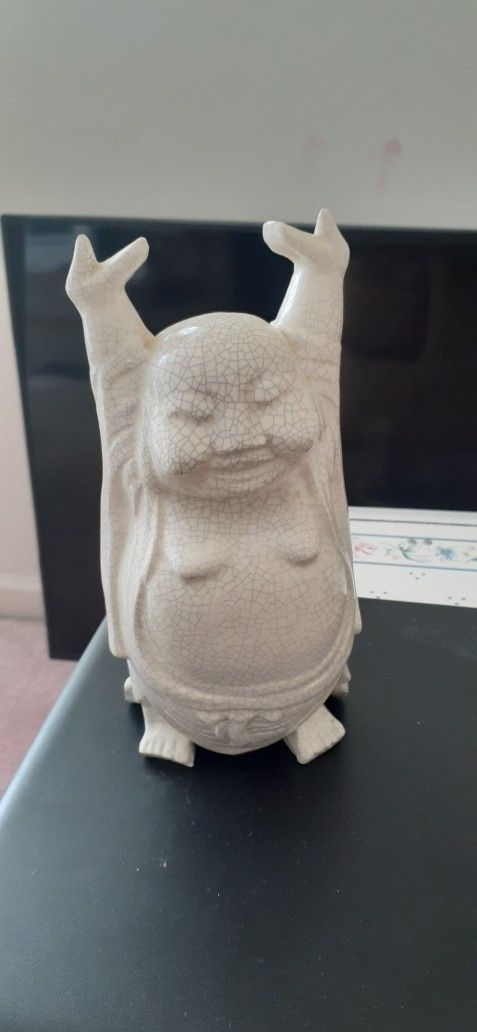 Ceramic Buddha Statue 8 " High