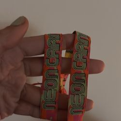 NEON CARNIVAL WRISTBANDS !