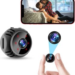 Mini Spy Camera WiFi Wireless Hidden 1080P Nanny Cam Home Security Baby Monitor Indoor Video Recorder with Live Feed Phone APP Remote Viewing Motion D