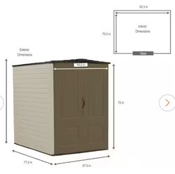Big Max 6 ft. 3 in. x 4 ft. 8 in. Resin Storage Shed