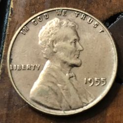 1955 Lincoln One Cent Penny 