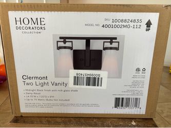 Two light vanity