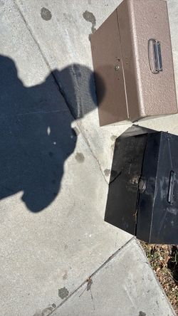Small metal boxes