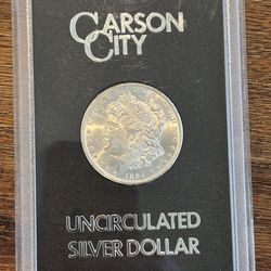 1884-CC Morgan Silver Dollar – Carson City Mint