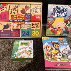 Children/Kids Board games Lot of 4
