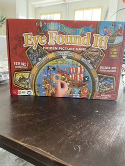 Eye found it hidden picture game.
