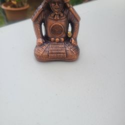 Vintage Bronze Samurai Warrior