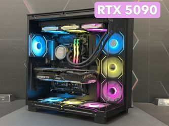 🎮 FOX  125 🎮 CUSTOM GAMING PC | RIG | DESKTOP | AMD Ryzen 9-9950X 3D  | 64 GB DDR5 RAM | NVDIA RTX 5090 | 2 TB SSD.