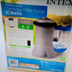 Intex C1000 Cartridge Filter Pool Pump