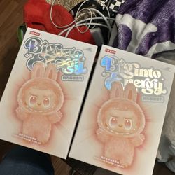 Authentic BIE Labubus- Happiness 🧡 & Serenity 💚