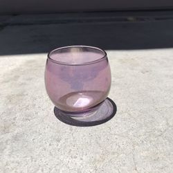 Preowned Crate & Barrel Votive-Purple