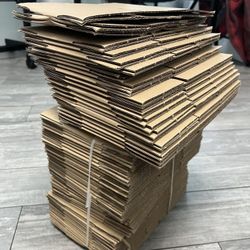 72 New Cardboard Shipping Boxes Lot - 7”x4”x3”