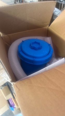 Pool filter pump with hoses and filter