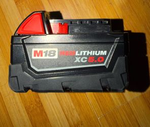 M18 Milwaukee 5.0 Battery