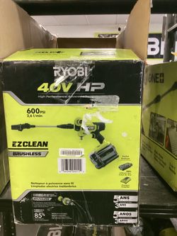 RYOBI 40v HP Brushless 600 PSI EZ Cleaner (KIT) $150