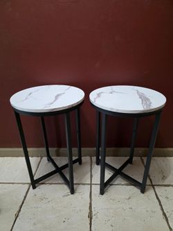 Side tables x2