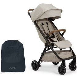 Nuna TRVLTM Self-Folding Compact Stroller Hazelwood