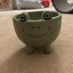 Green Frog Bowl/Planter