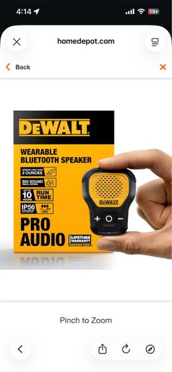 DeWalt Bluetooth speaker