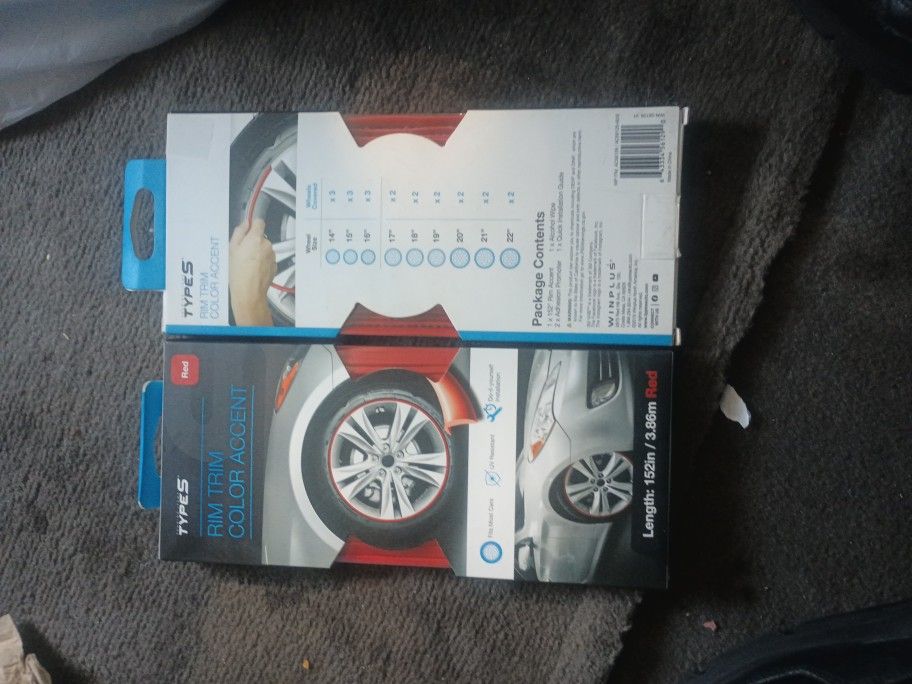 Red Rim Trim 2 Packs For The Price Of One