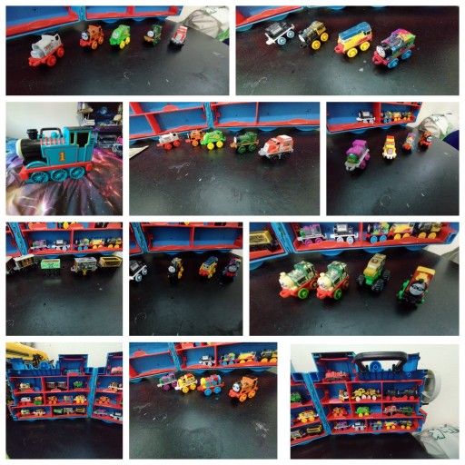 Mini Thomas And Friends Trains And Holder