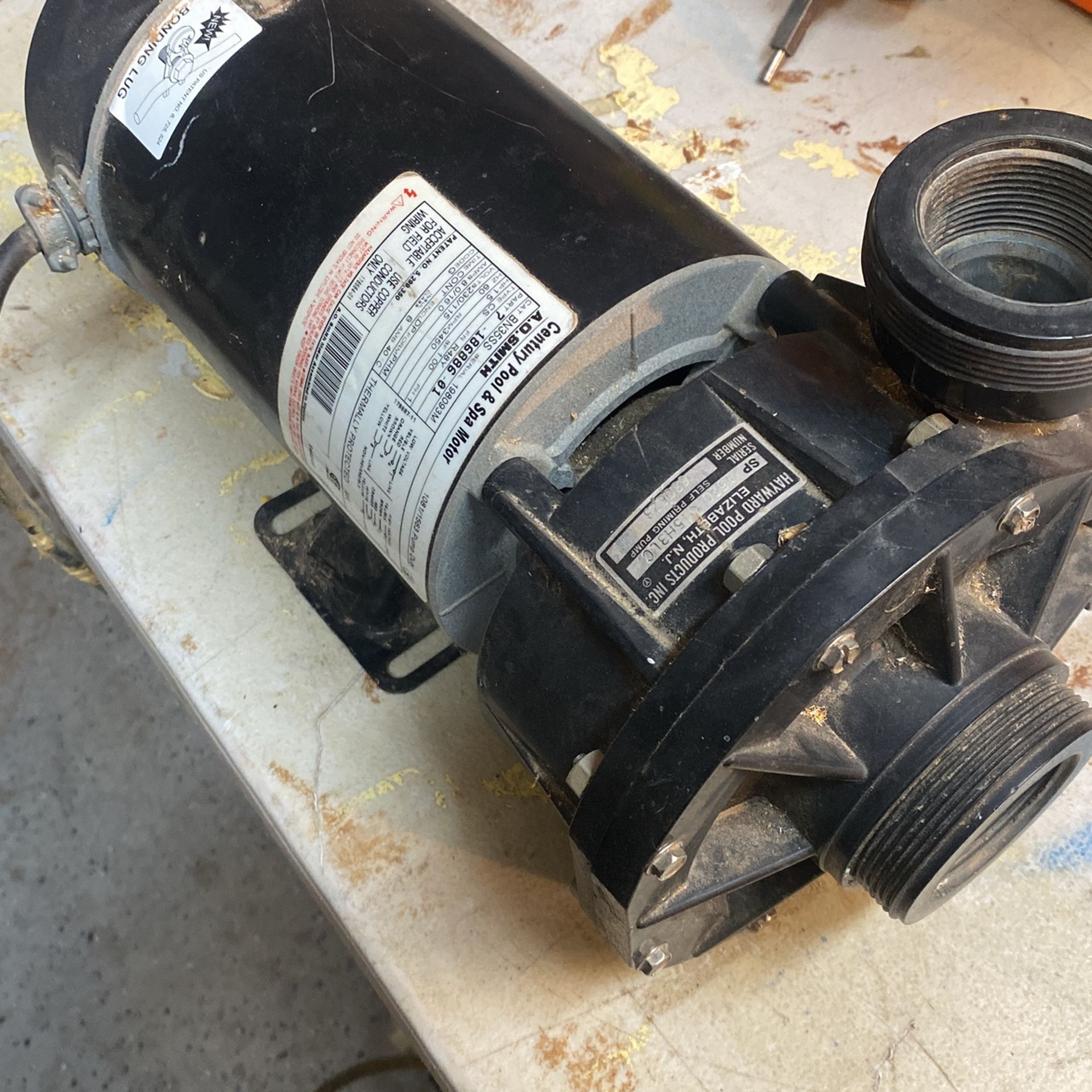 Hot Tub Motor And Pump