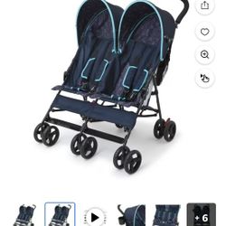 Delta Children LX Side To Side Double Stroller 