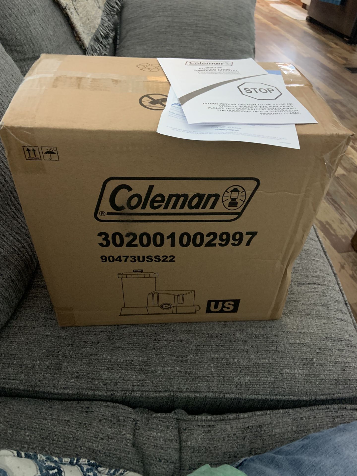 Coleman 90473E Flowclear Pool Filter Pump 1500 GPH 120v
