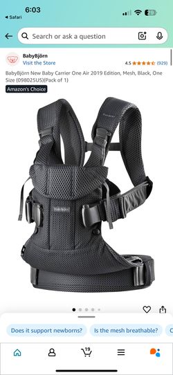 Baby bjorn One Carrier mesh