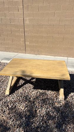 Small wooden table