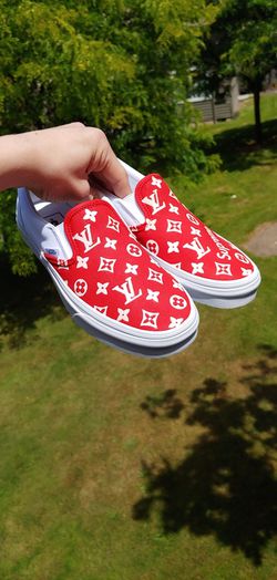 LV x Supreme Vans (Slip-on) for Sale in Aloha, OR - OfferUp