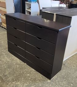 Dresser espresso color, cajonera cafe