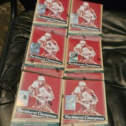 2022-23 Upper Deck Parkhurst Champions Hockey Blaster Box! 6 Box Lot! New Sealed