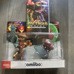 Samus And Metroid Amiibo And Metroid Prime Remaster Switch 
