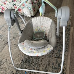 Ingenuity Comfort 2go Portable Swing With Music