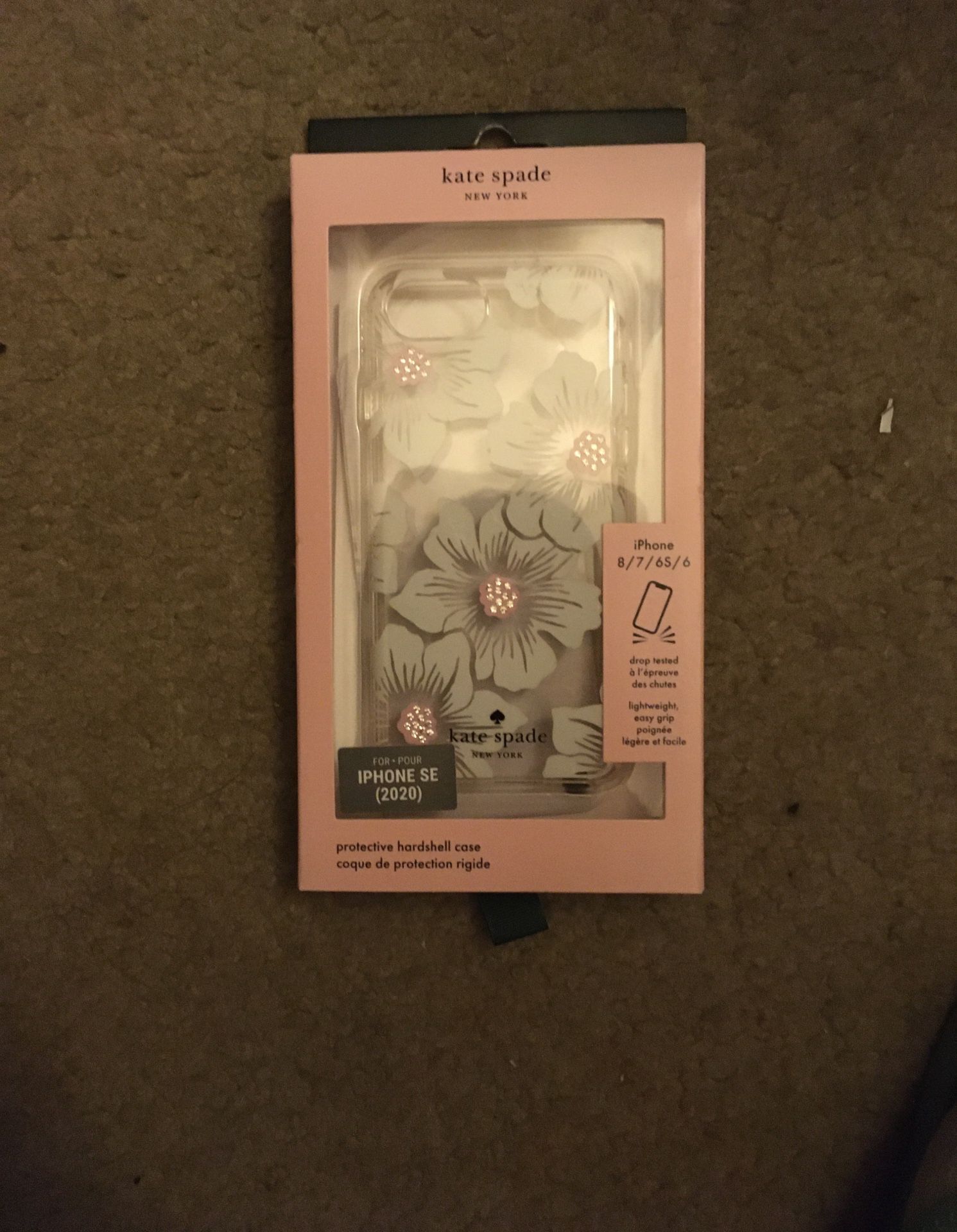 iPhone SE 8/7/6 2020 Kate Spade Case - Hollyhock Floral