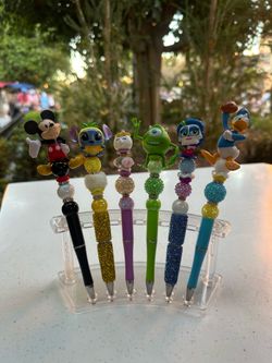 Beaded Pens Disney Disneyland Key Chains Crafts
