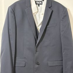 1MX Express Three-Piece Suit + Dress Shirt (NWOT)
