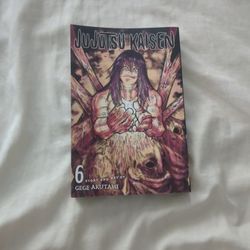 Volume Number 6 Jujutsu Kaisen Manga