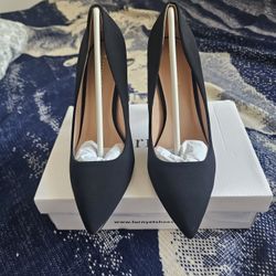 Lurnyets Womens Black Heels