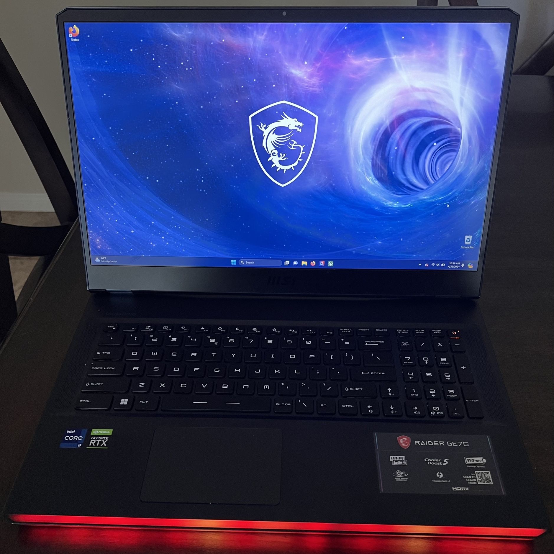 MSI Raider GE76 Gaming Laptop