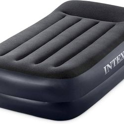 Twin Size Intex Raised Airbed Mattress, build-in pump